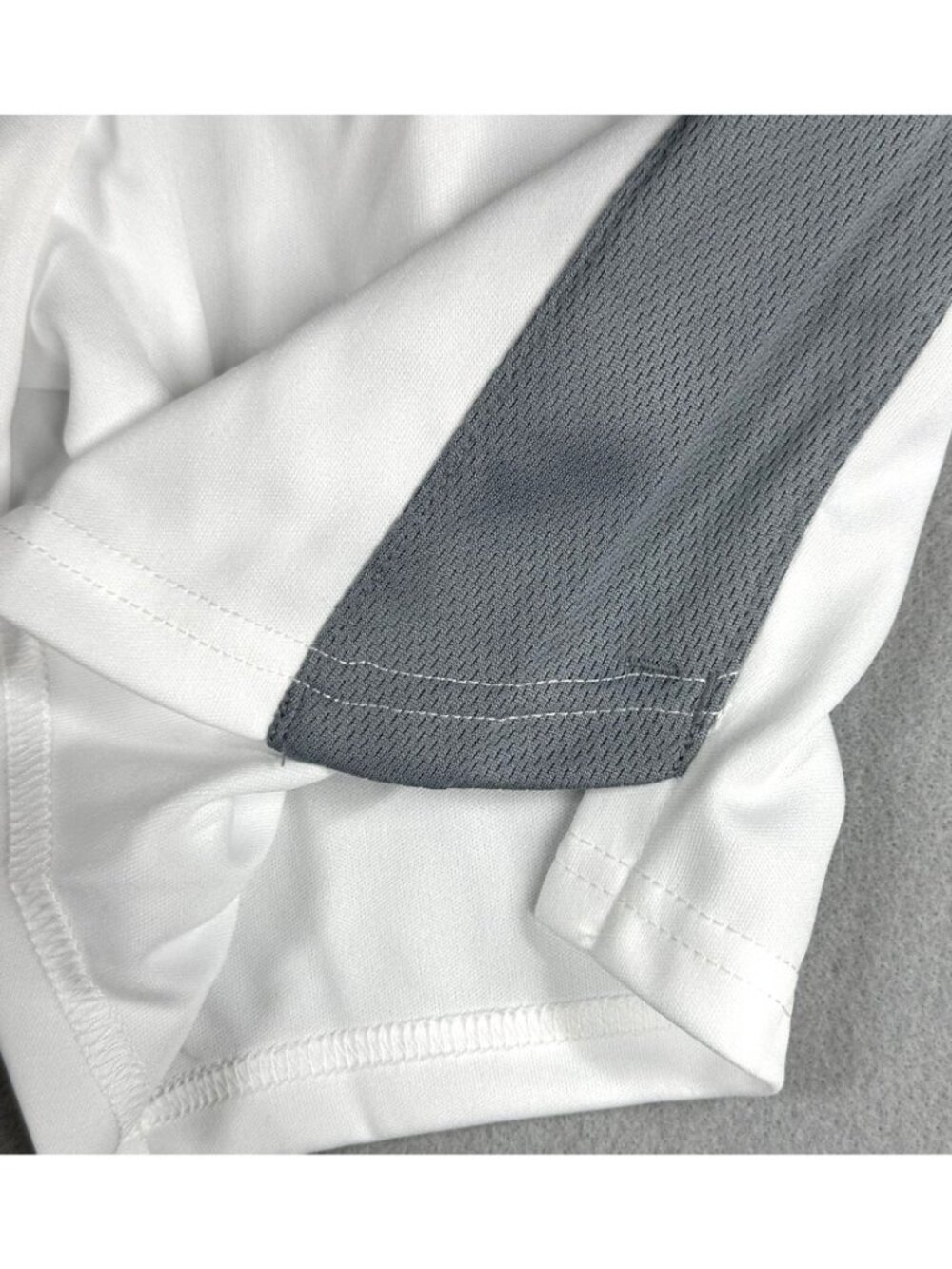 Champion Athletic Shorts Boys Small White Gray Elastic Waist Basketball Pockets - Picture 8 of 9